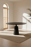 Modern Wood & Metal Rectangular Dining Table for Dining Room