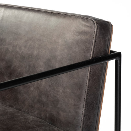 Tabouret de comptoir moderne en métal rembourré avec coussin pour salle à manger