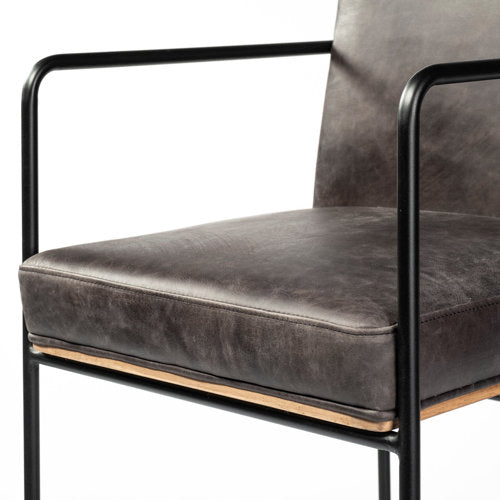 Tabouret de comptoir moderne en métal rembourré avec coussin pour salle à manger