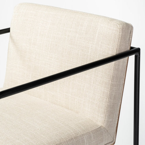 Tabouret de comptoir moderne en métal rembourré avec coussin pour salle à manger