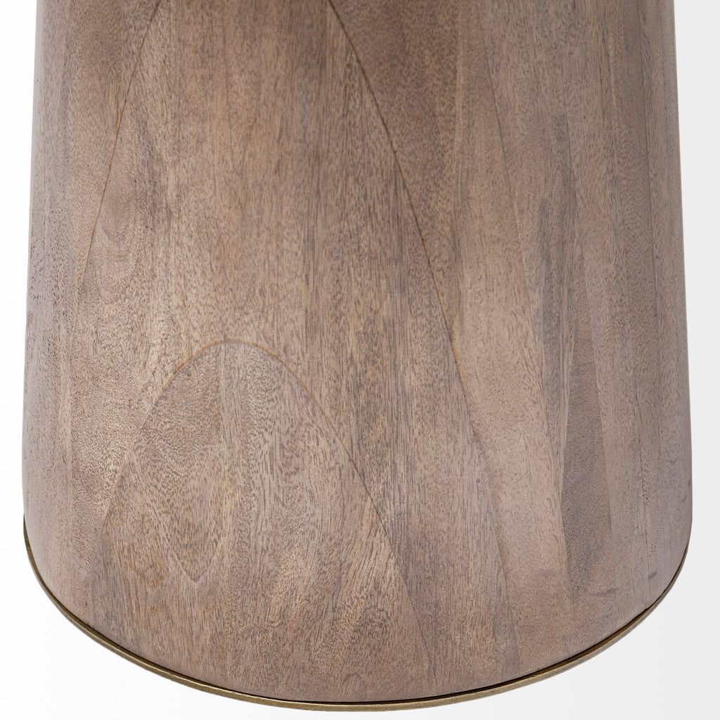 Modern Wood & Metal Rectangular Dining Table for Dining Room