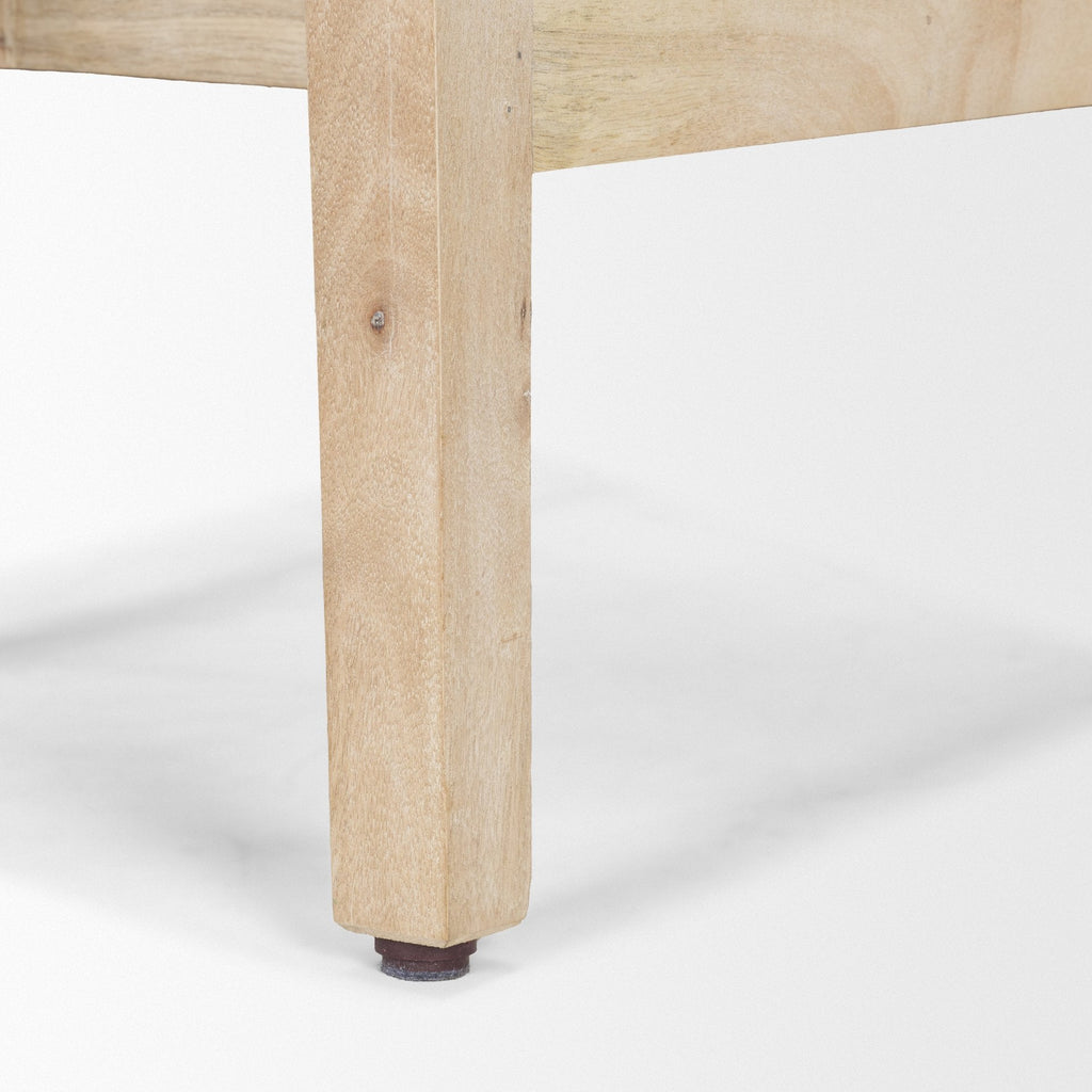 Tabouret de comptoir sans dossier en bois et métal style ferme pour salle à manger