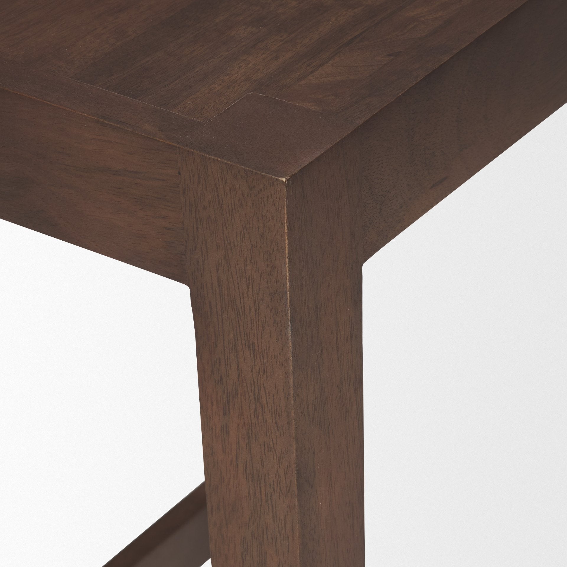 Tabouret de comptoir sans dossier en bois et métal style ferme pour salle à manger