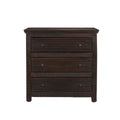 Meuble TV/commode industriel en bois recyclé et métal à 3 tiroirs pour salon