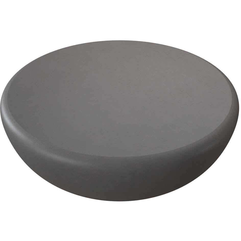 Table basse moderne aspect pierre et métal avec plateau rond pour le salon