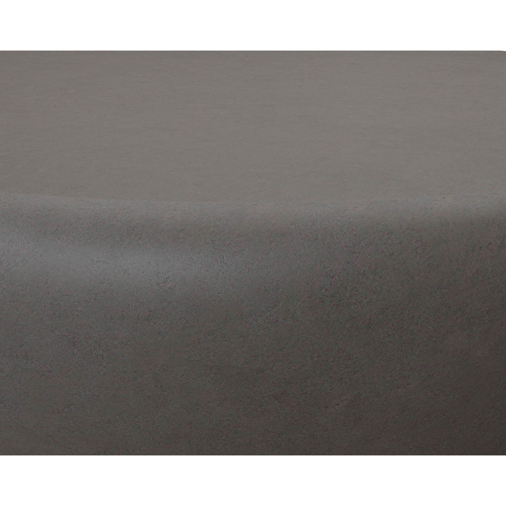 Table basse moderne aspect pierre et métal avec plateau rond pour le salon