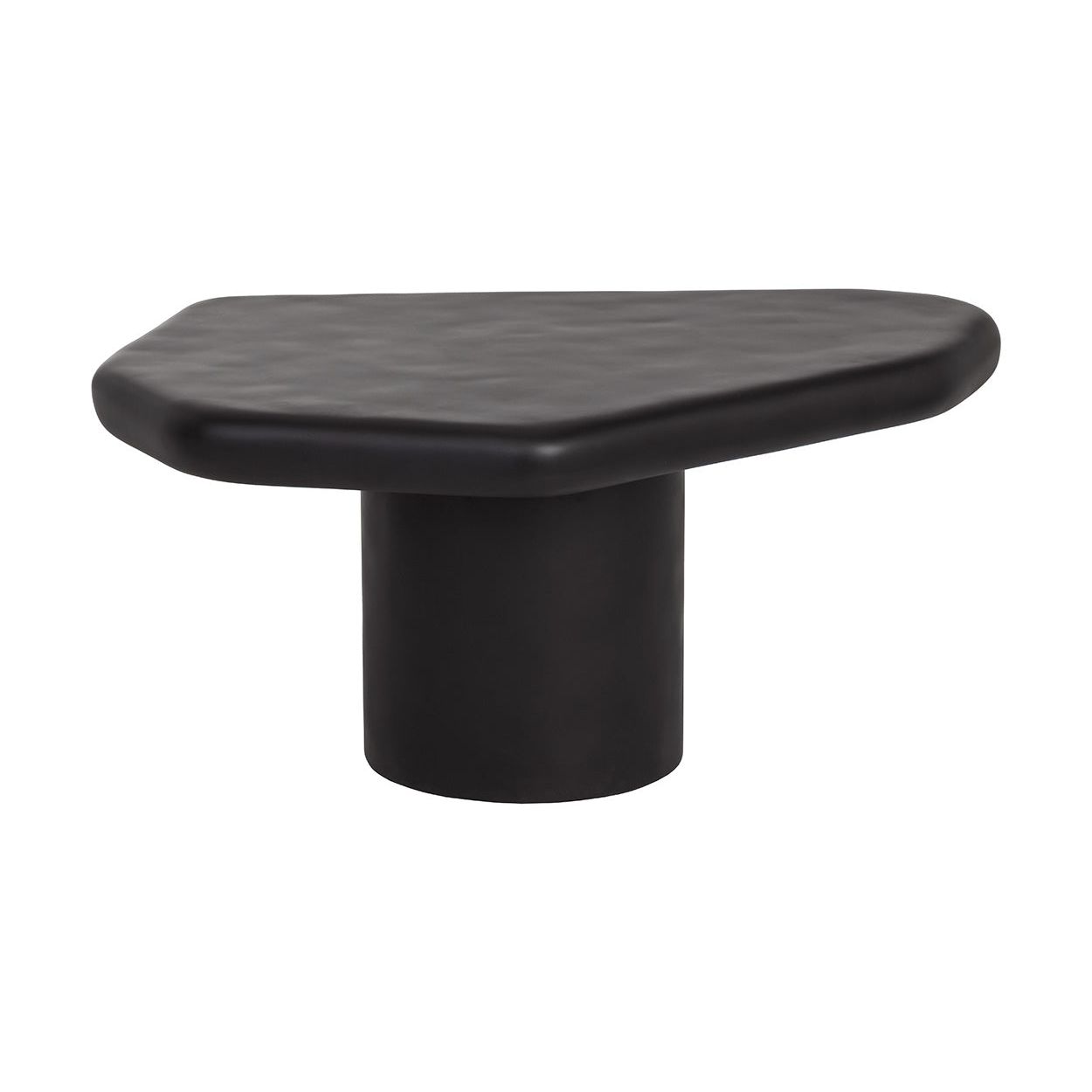 Table basse moderne en bois et métal avec base ouverte - Petite pour salon