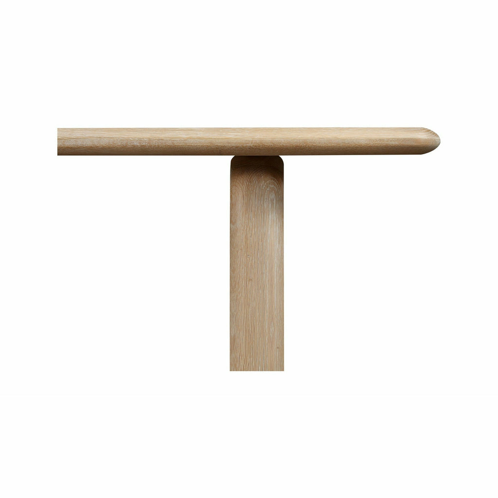 Table de salle à manger moderne en bois et métal avec pieds en épingle à cheveux pour salle à manger