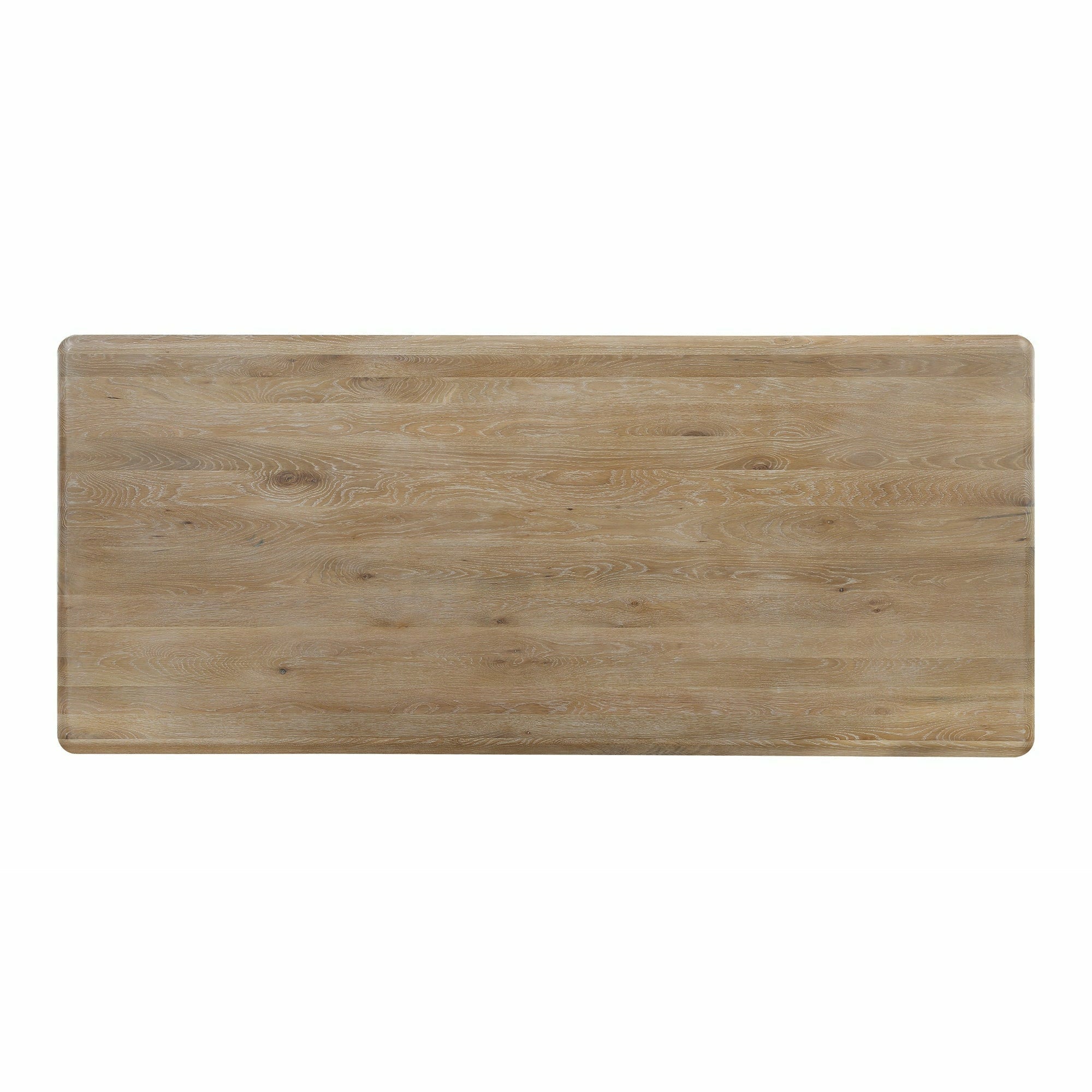 Table de salle à manger moderne en bois et métal avec pieds en épingle à cheveux pour salle à manger