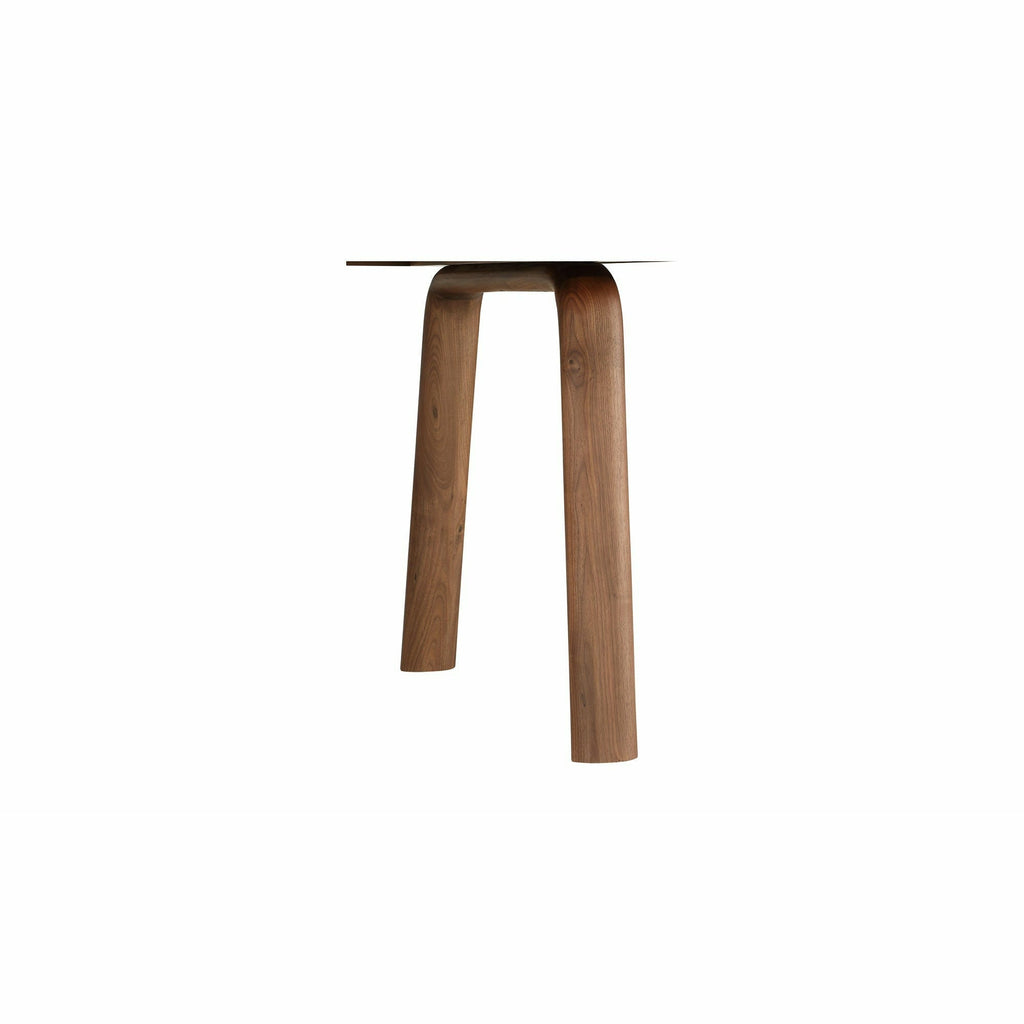 Table de salle à manger moderne en bois et métal avec pieds en épingle à cheveux pour salle à manger