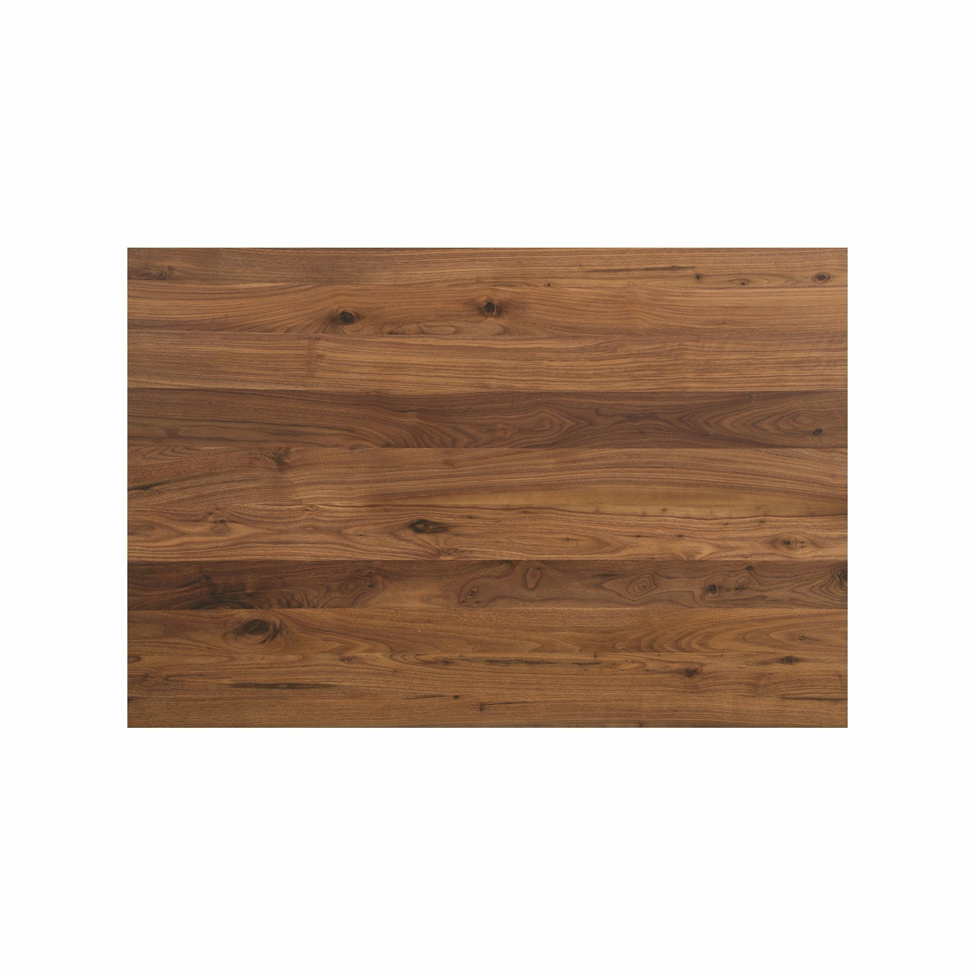 Table de salle à manger moderne en bois et métal avec pieds en épingle à cheveux pour salle à manger