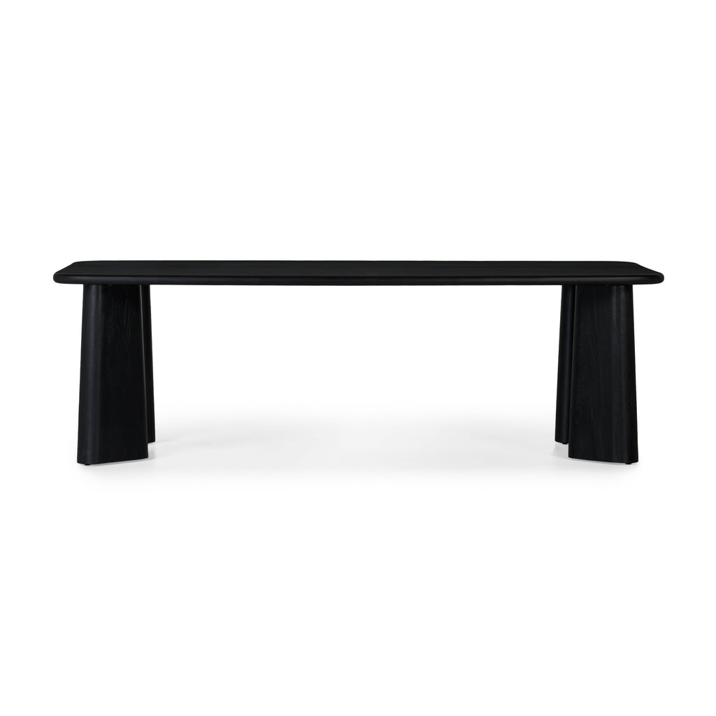 Farmhouse Wood & Metal Dining Table with X-Cross Base for Dining Room