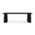 Farmhouse Wood & Metal Dining Table with X-Cross Base for Dining Room