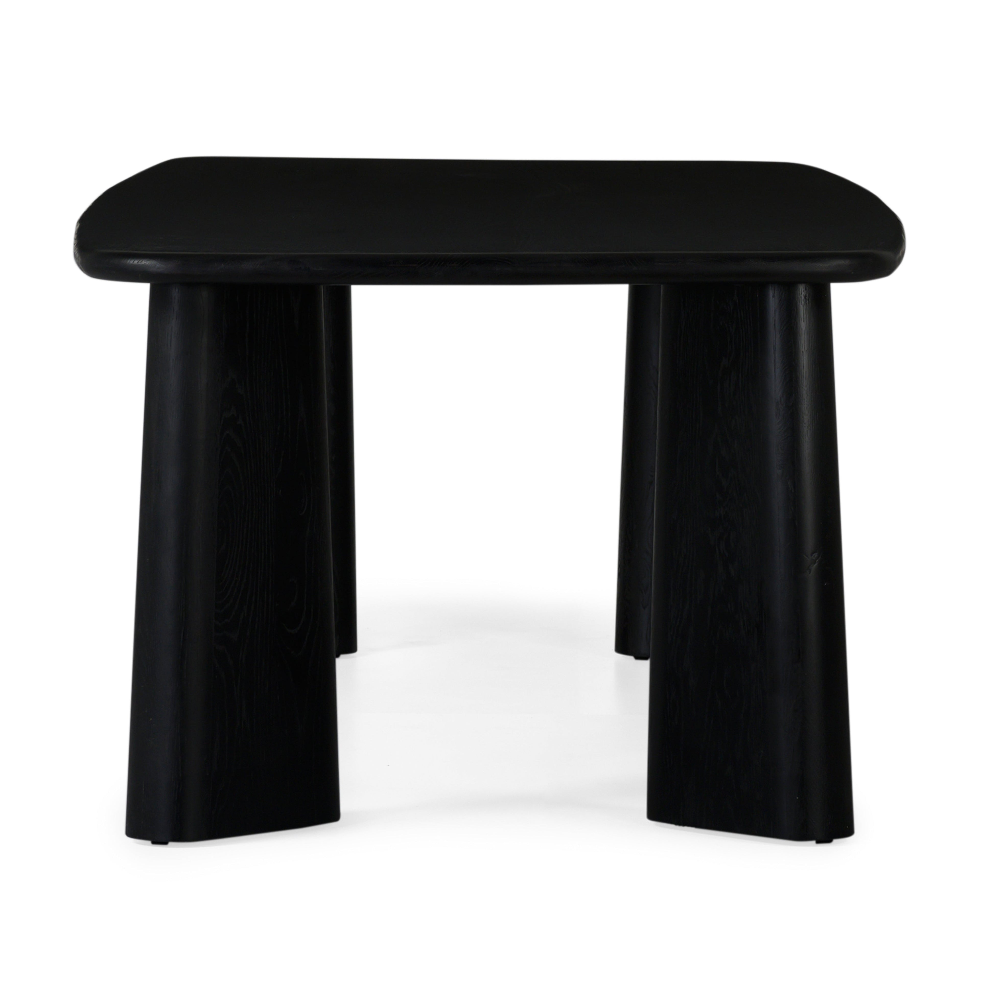 Farmhouse Wood & Metal Dining Table with X-Cross Base for Dining Room