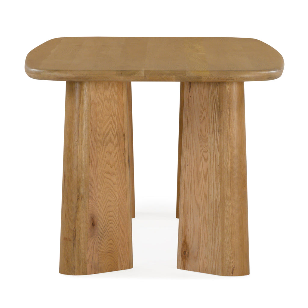 Farmhouse Wood & Metal Dining Table with X-Cross Base for Dining Room