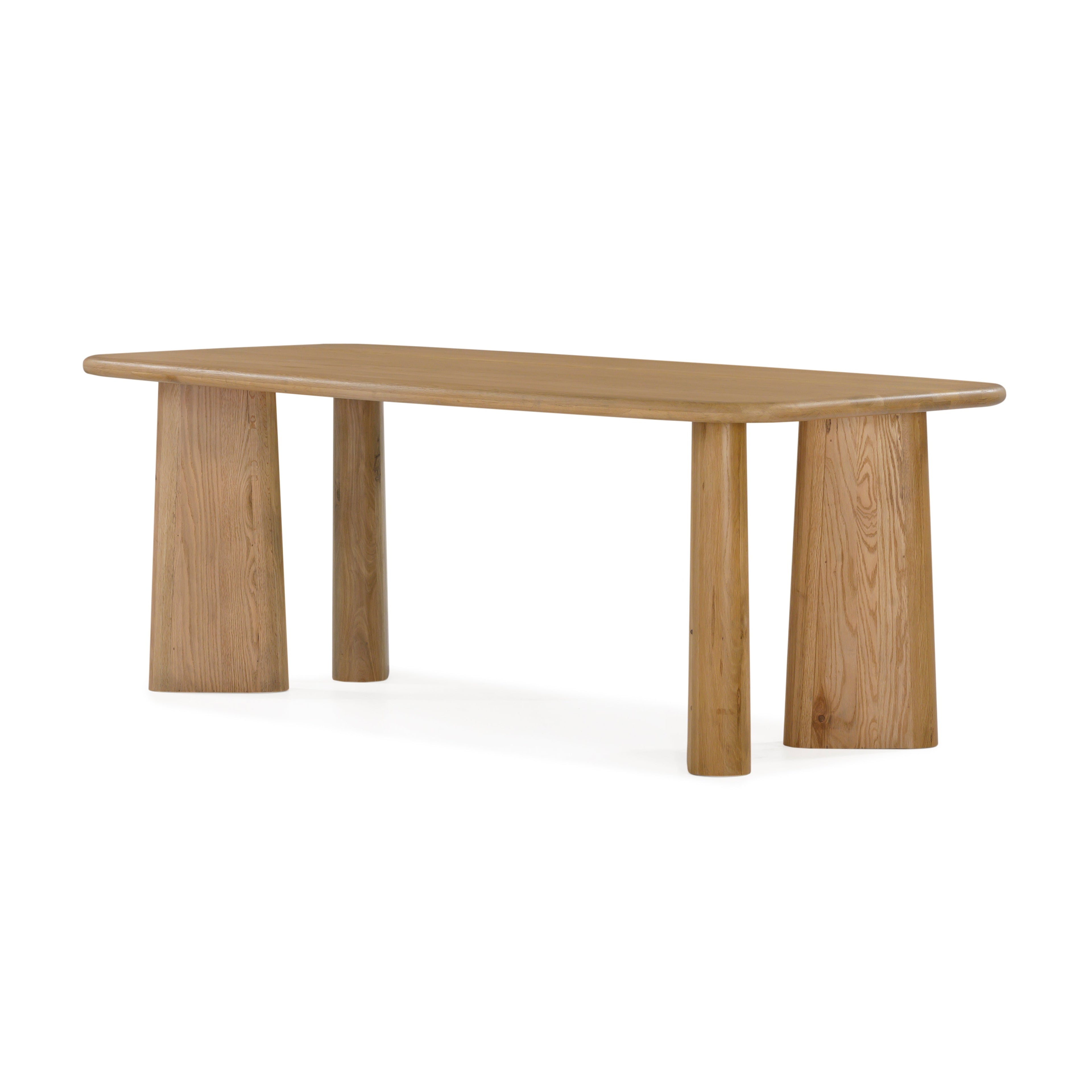 Farmhouse Wood & Metal Dining Table with X-Cross Base for Dining Room