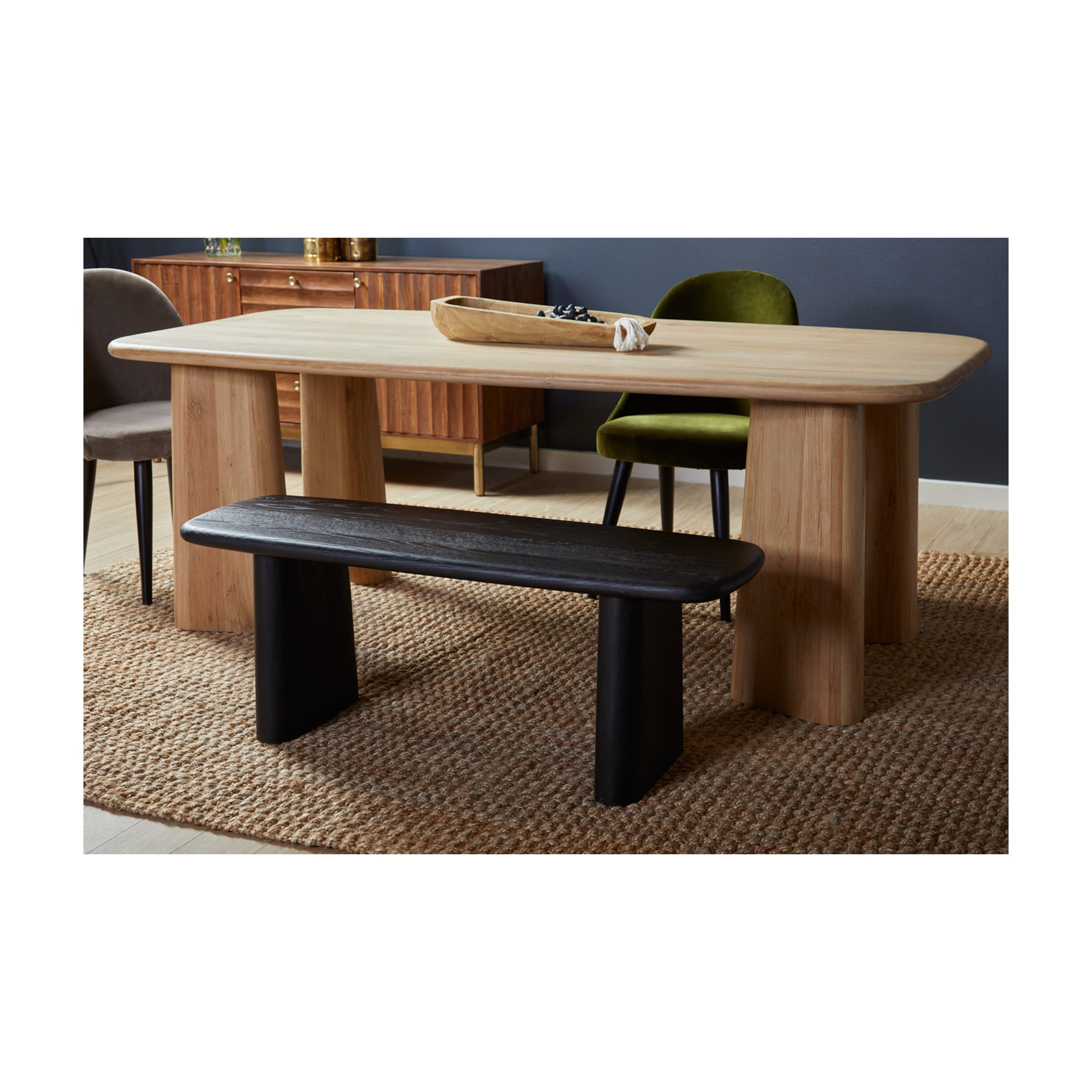 Farmhouse Wood & Metal Dining Table with X-Cross Base for Dining Room