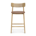 Tabouret de bar ou de comptoir moderne en métal rembourré avec coussin pour salle à manger