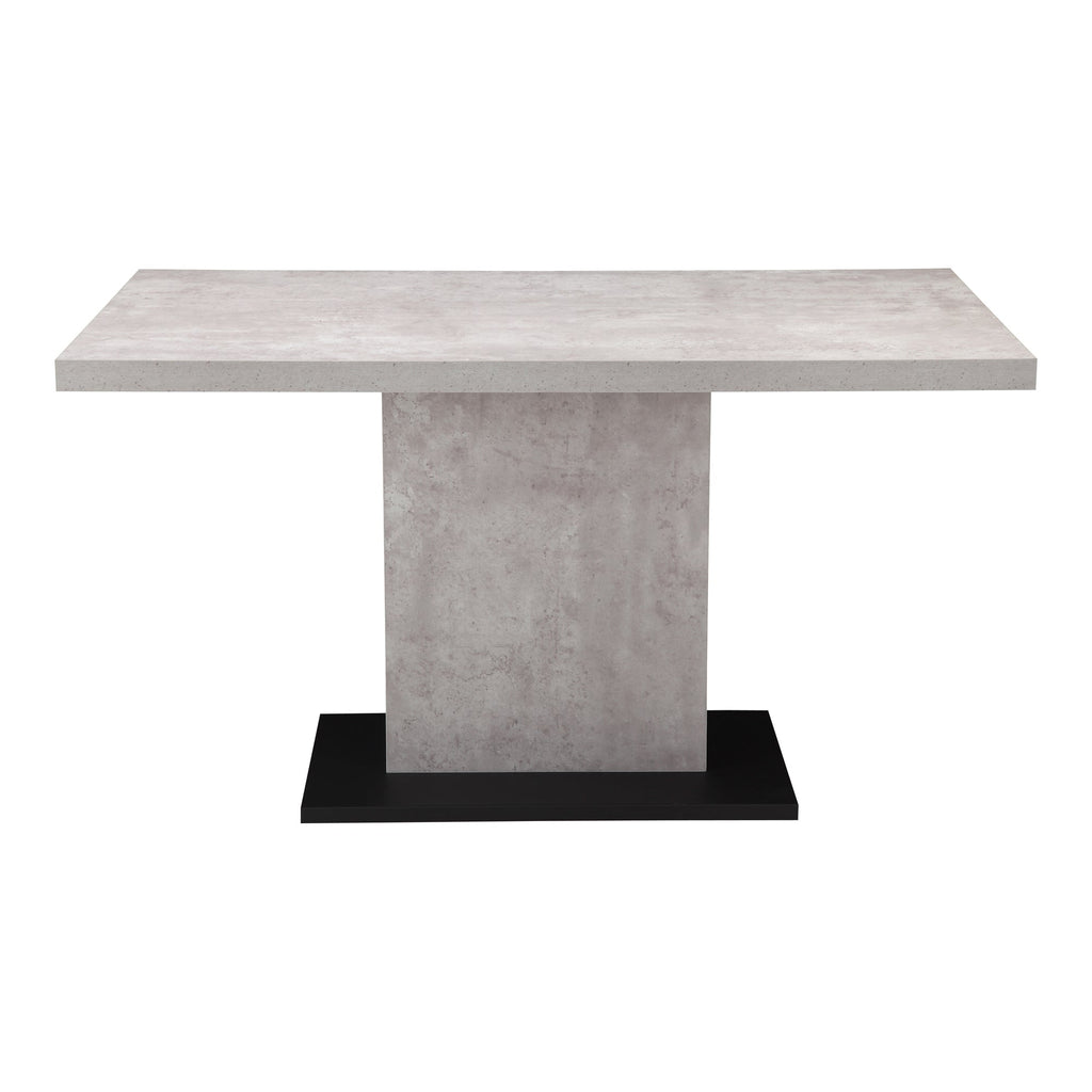 Table à manger industrielle en bois de récupération et métal pour salle à manger