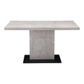 Table à manger industrielle en bois de récupération et métal pour salle à manger