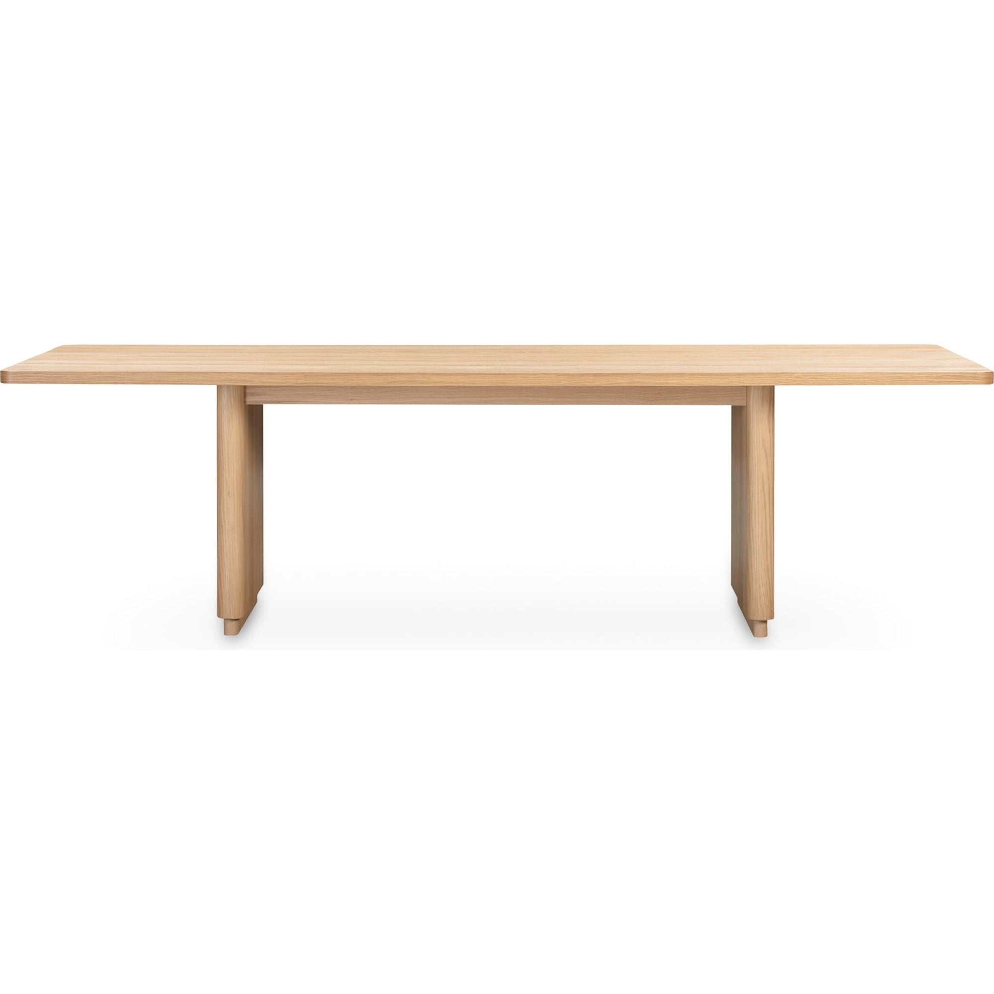 Modern Wood Round Dining Table with Angled Leg Base for Dining Room