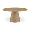 Table à manger en bois massif naturel avec bords organiques pour salle à manger