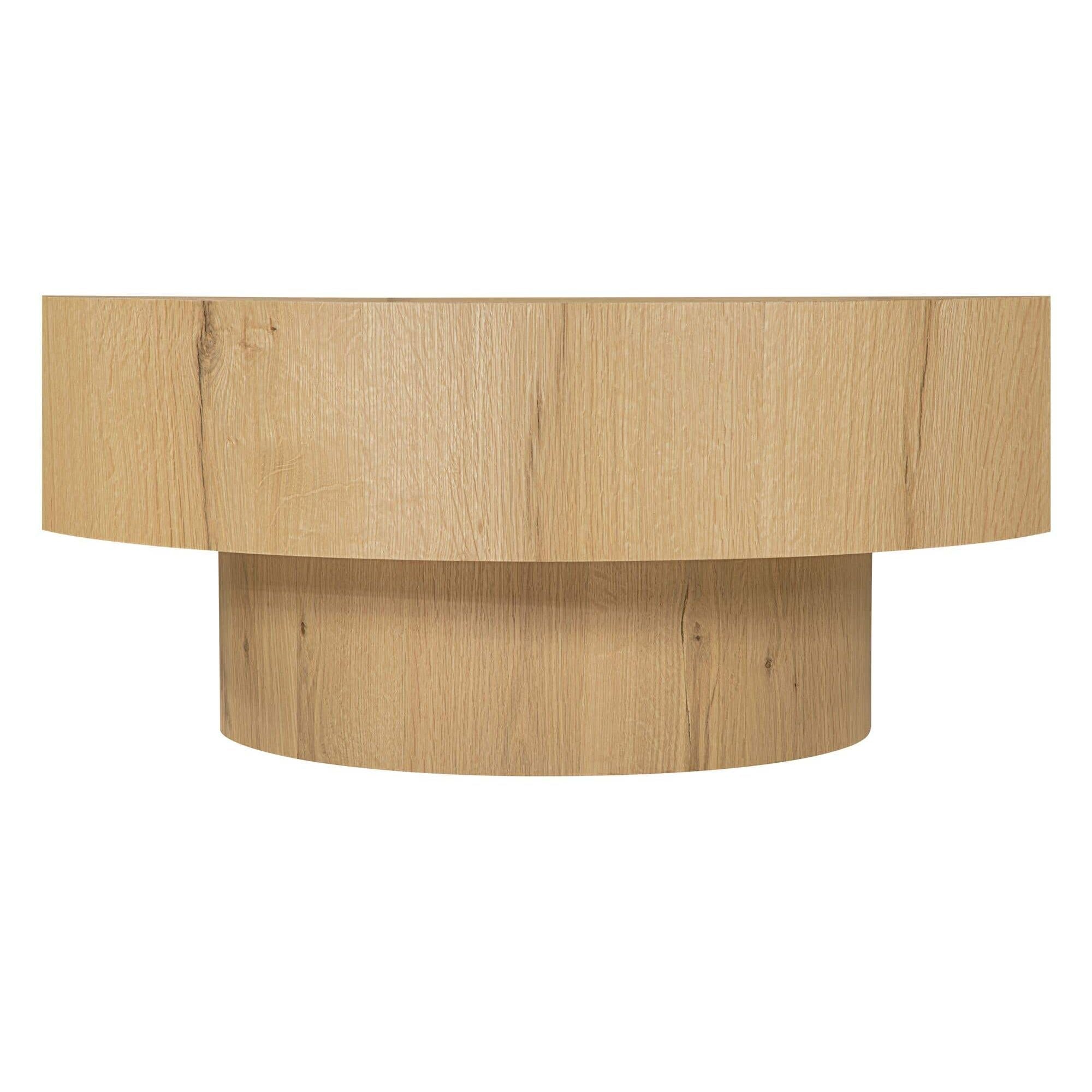 Table basse moderne en bois et métal avec étagère de rangement ouverte pour salon