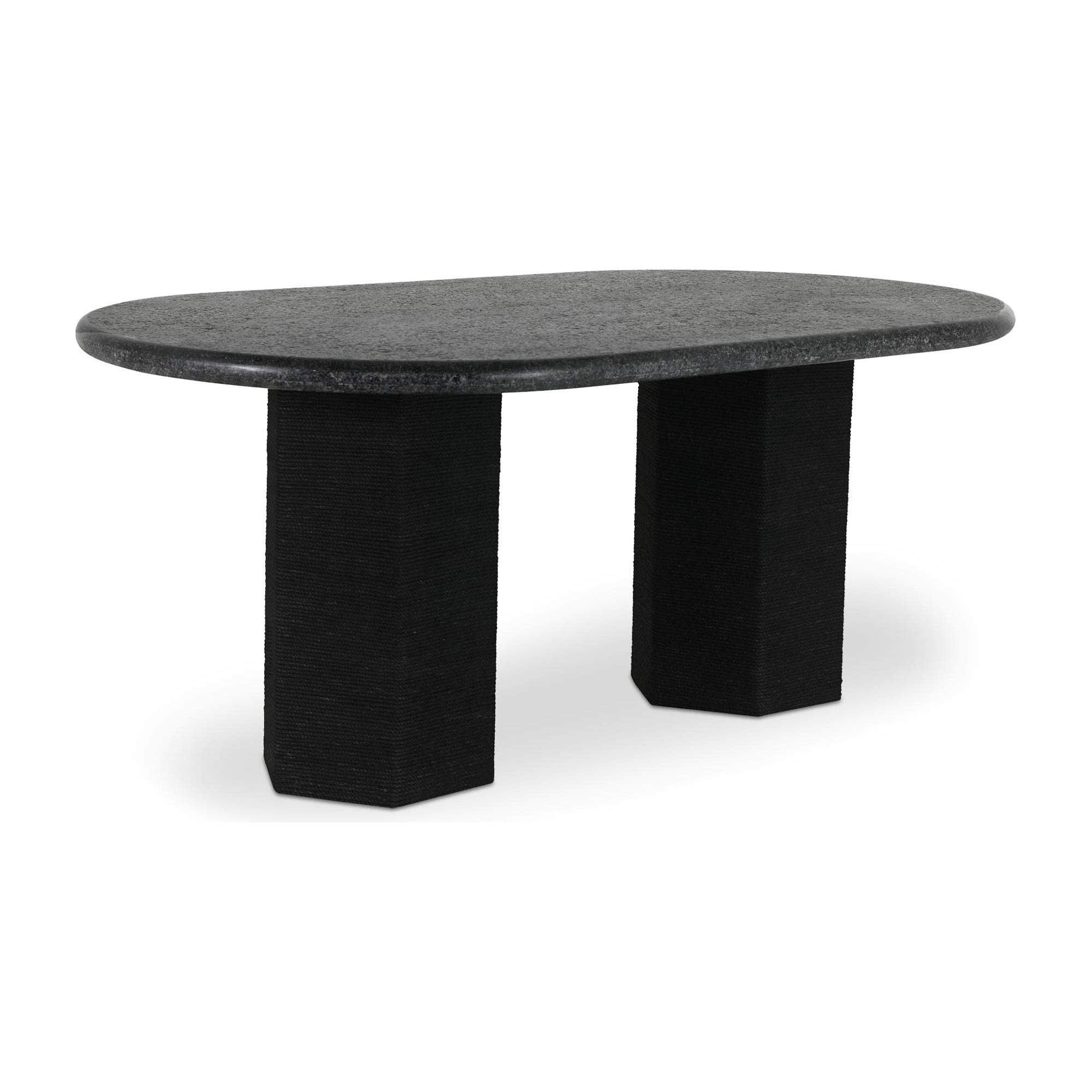 Table à manger contemporaine en bois avec piètement à assemblages sur mesure pour salle à manger