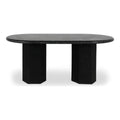 Table à manger contemporaine en bois avec piètement à assemblages sur mesure pour salle à manger