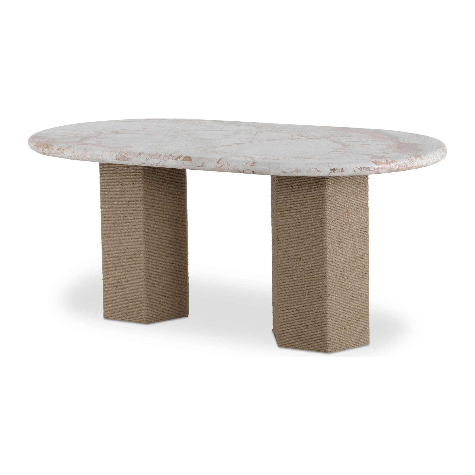 Table à manger contemporaine en bois avec piètement à assemblages sur mesure pour salle à manger