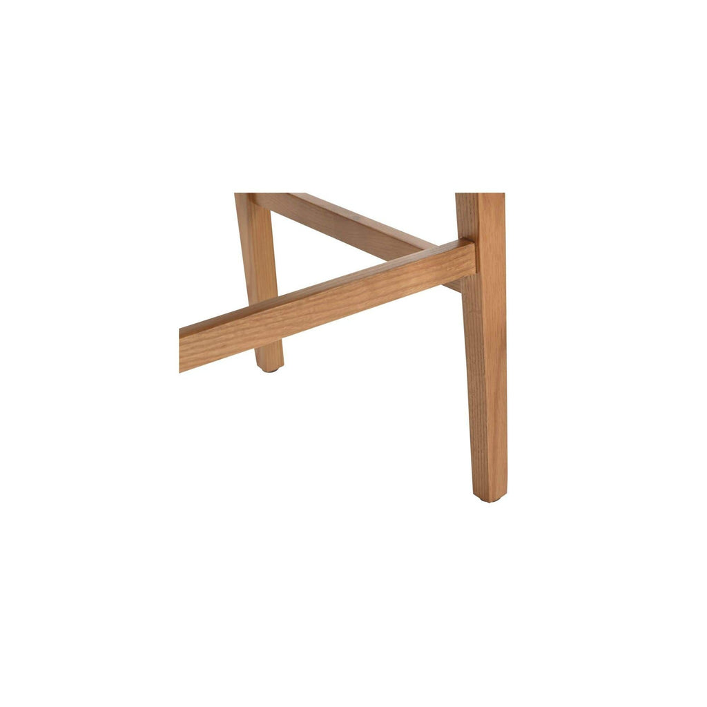Tabouret de comptoir moderne en bois rembourré avec coussin pour salle à manger