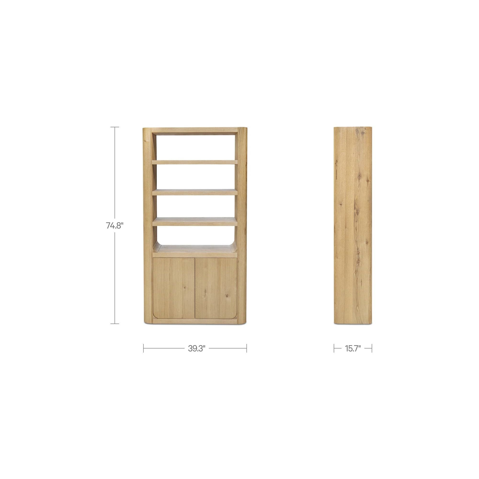 Meuble haut en bois moderne avec passe-câbles et étagère pour bureau à domicile