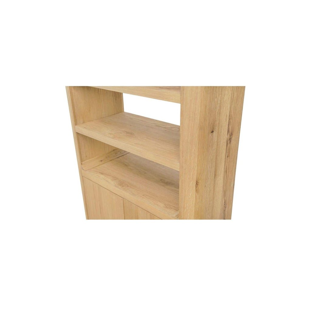Meuble haut en bois moderne avec passe-câbles et étagère pour bureau à domicile